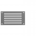 ALUMINIUM AIR VENTILATION GRILLE COVER  5x8.5cm / ALUMINIUM